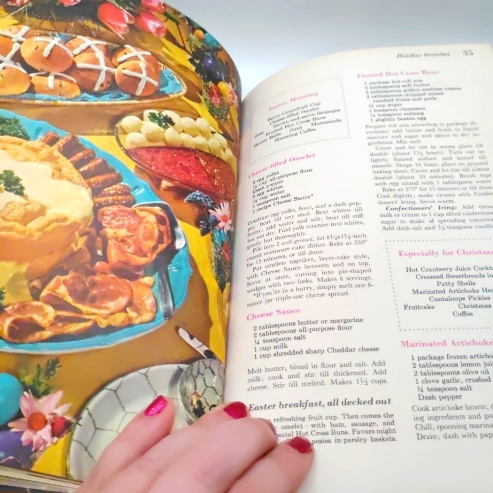 1963 Better Homes Gardens Lunches and Brunches Vintage 125 Recipes Color Images - Picture 10 of 14